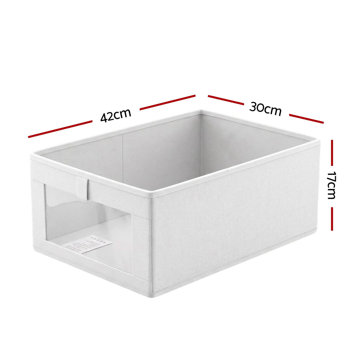 Artiss 6 Pack Linen Closet Organizers and Storage Foldable Clothing Bins - Image 2