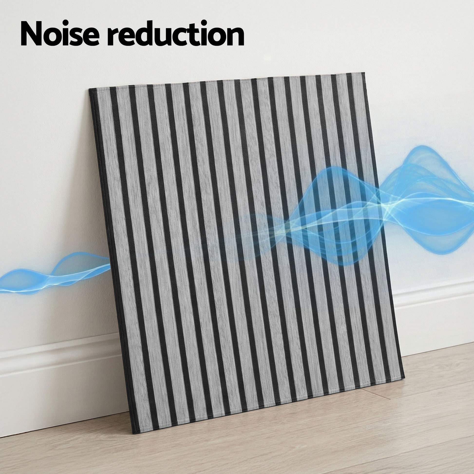 Artiss 10PCS Peel and Stick Wall Panels Tiles 68X68CM Self Adhesive for Home Office Studio Grey - Image 5