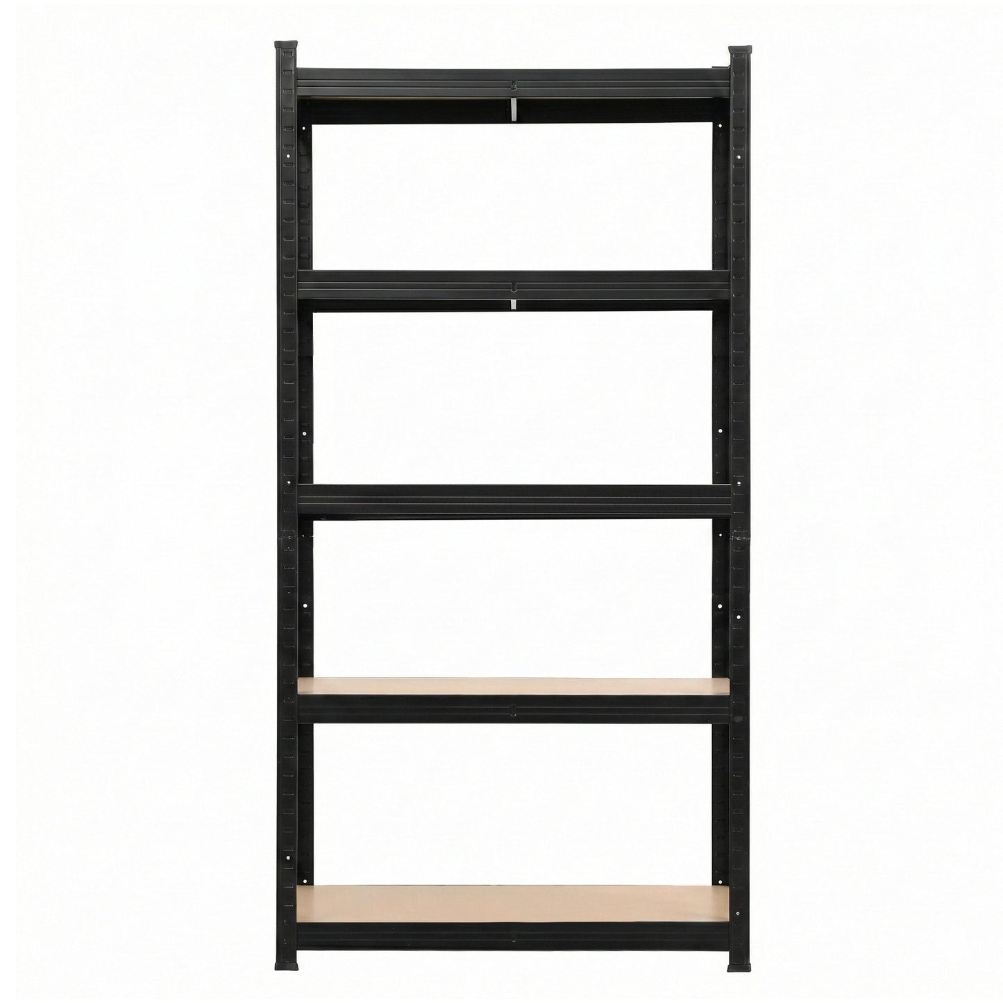 Giantz Garage Shelving 1.6X0.8m Warehouse Shelves Storage Rack Pallet Racking Black - Image 4