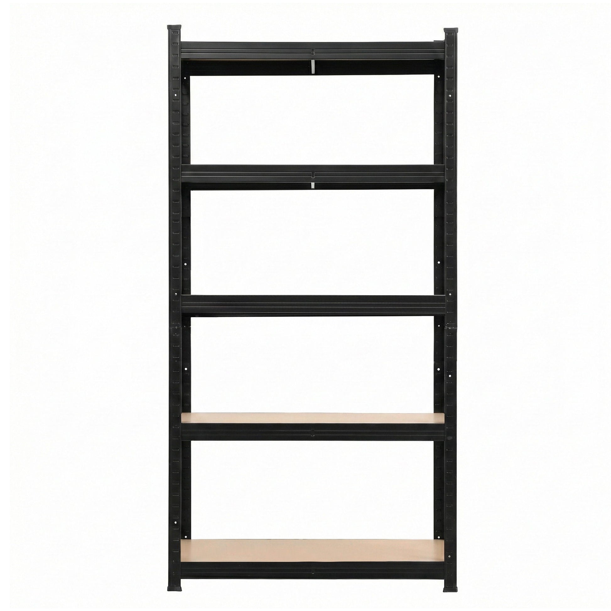 Giantz Garage Shelving 1.6X0.8m Warehouse Shelves Storage Rack Pallet Racking Black - Image 4