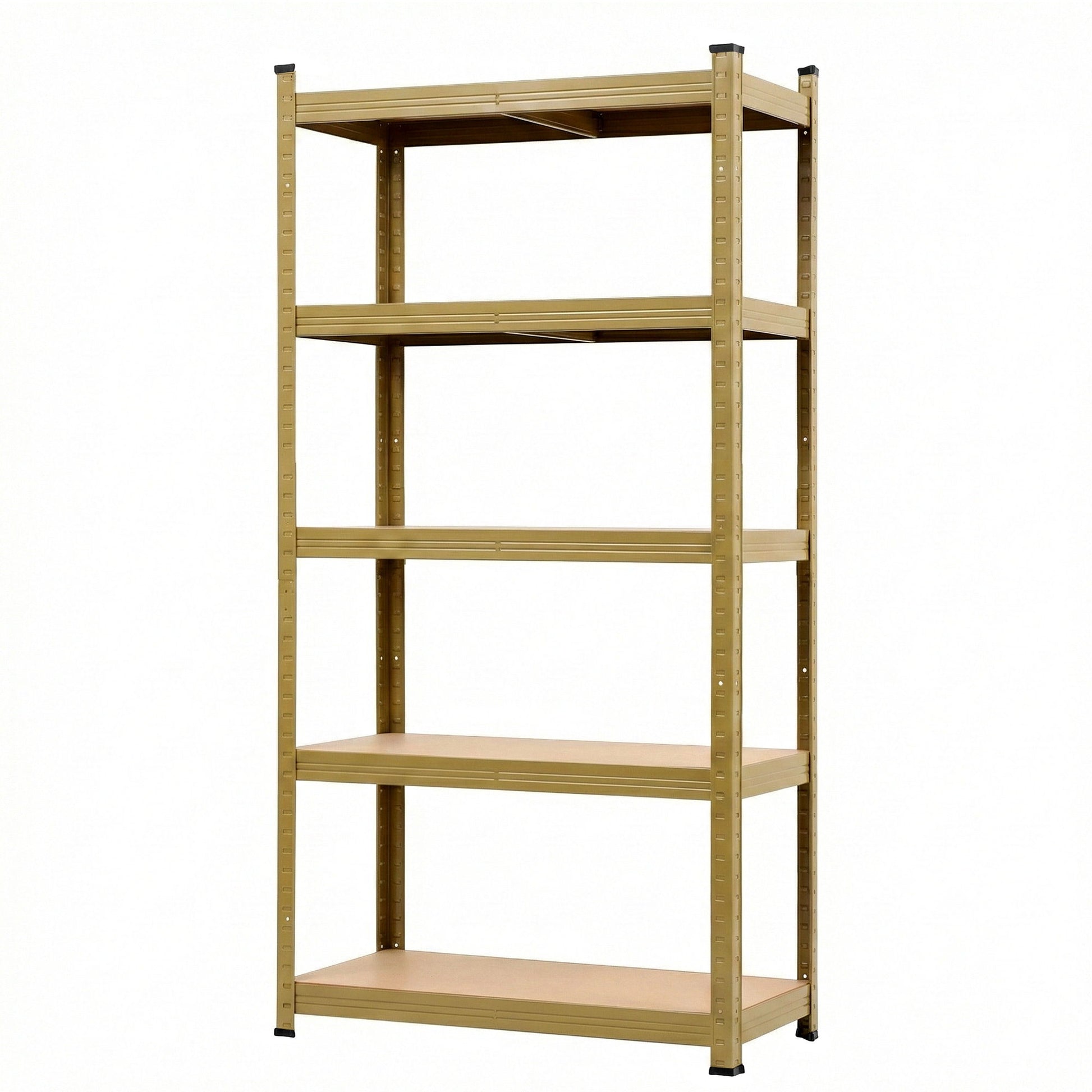 Giantz Garage Shelving 1.6X0.8m Warehouse Shelves Storage Rack Pallet Racking Yellow - Image 2