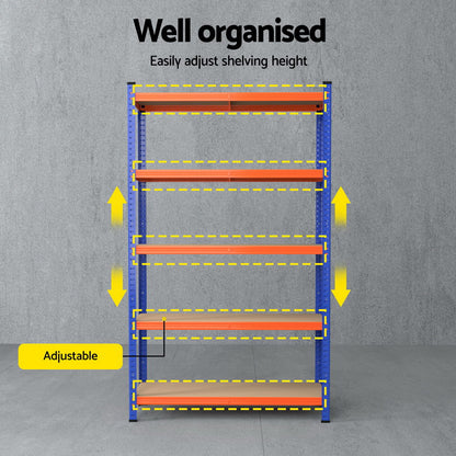 1.8M Giantz Garage Shelving Warehouse Rack - Image 5