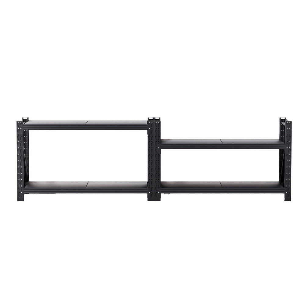 Giantz 2x 0.9M Garage Shelving Workbench Warehouse Rack - Image 3