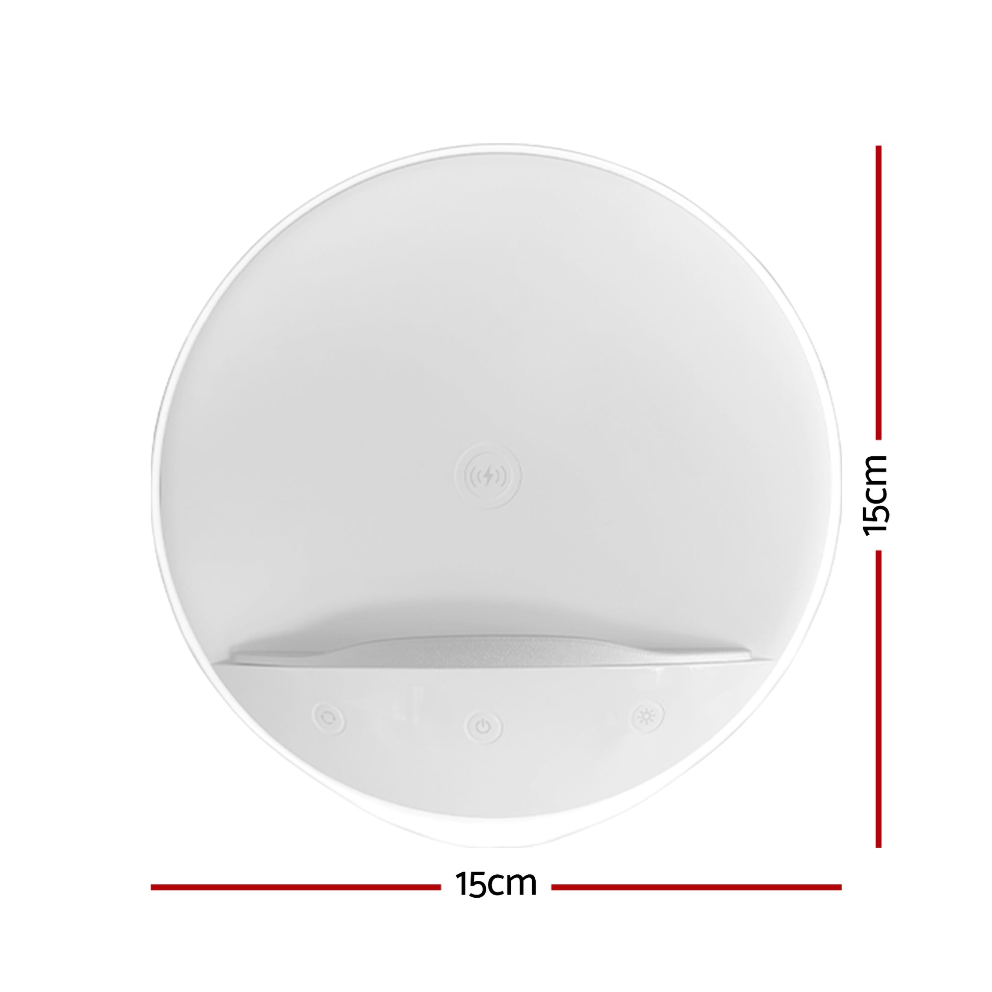 AIPOWER Bedside Lamp with Wireless Charger and Phone Holder Touch - Image 3