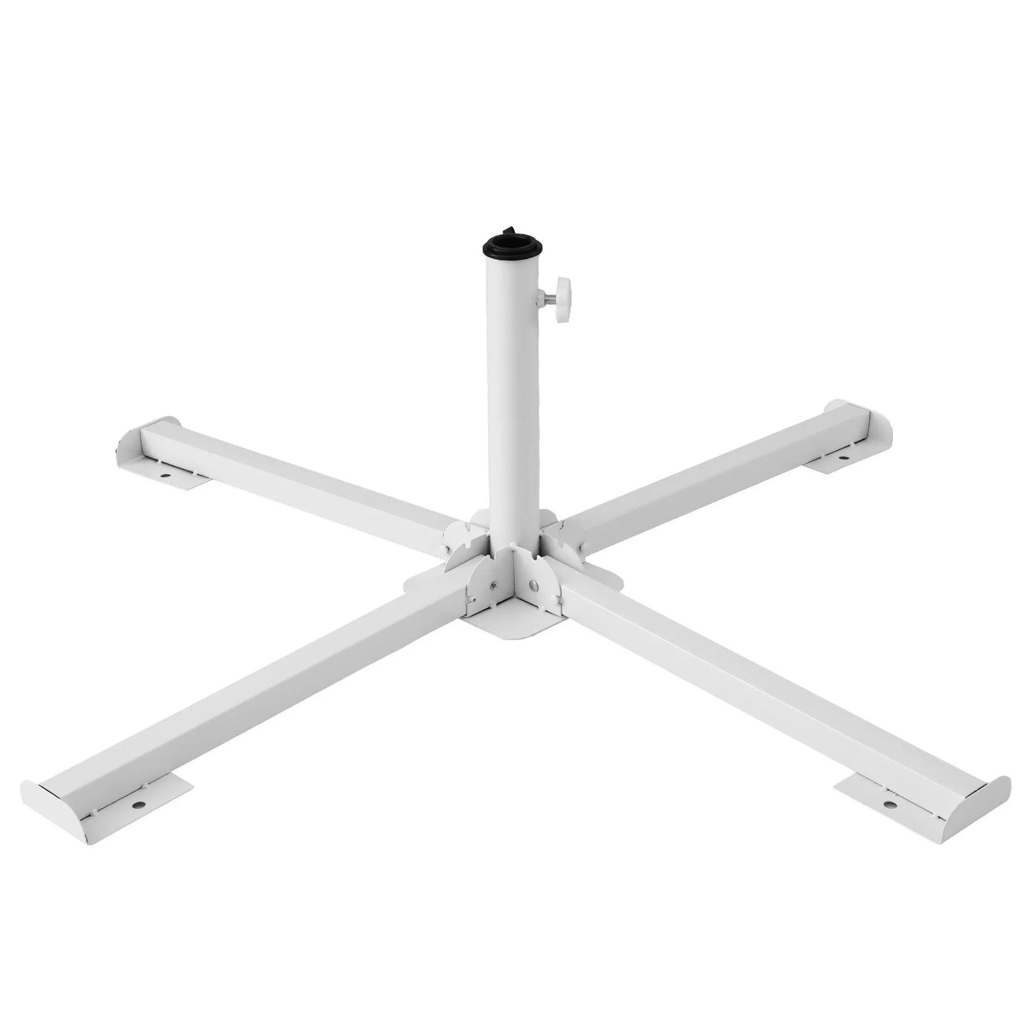 Instahut Outdoor Umbrellas Base Steel Umbrella Holder 25 to 35mm White - Image 8