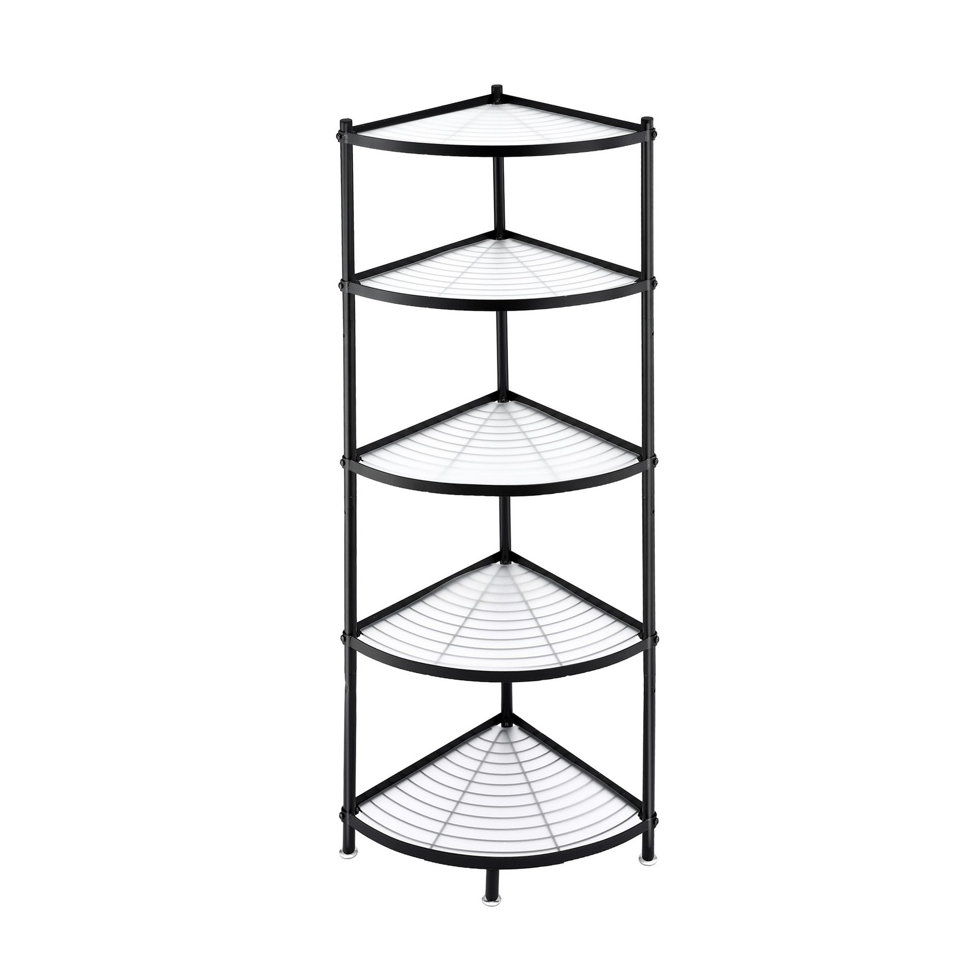 Artiss 5-Tier Kitchen Corner Shelf Rack Stand Microwave Metal Storage Shelves - Image 4