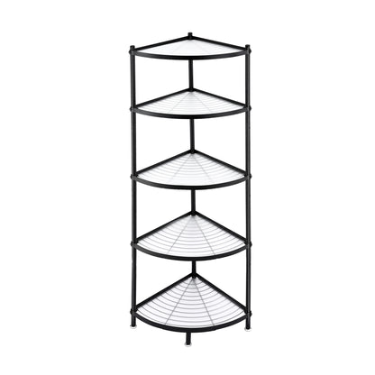 Artiss 5-Tier Kitchen Corner Shelf Rack Stand Microwave Metal Storage Shelves - Image 4