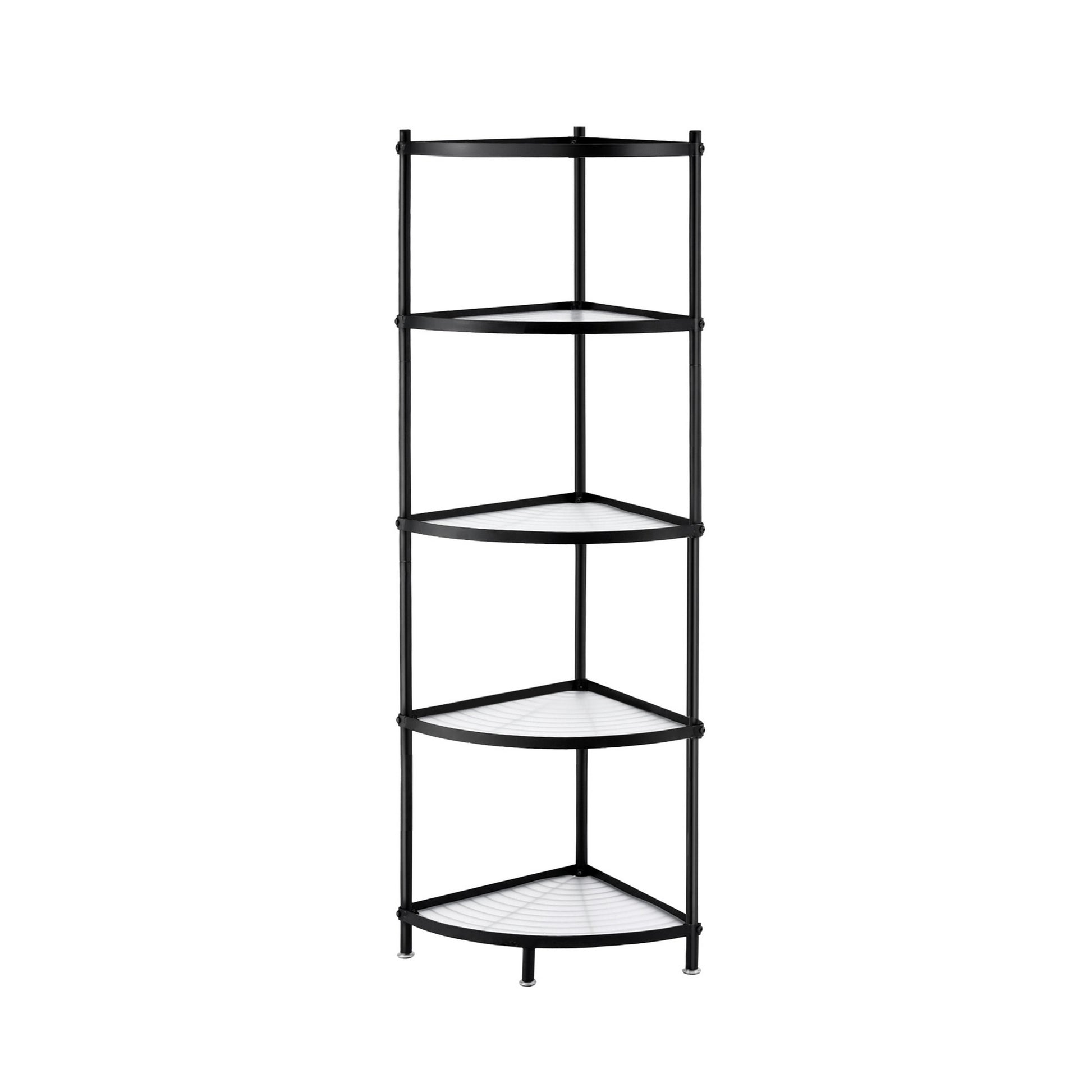 Artiss 5-Tier Kitchen Corner Shelf Rack Stand Microwave Metal Storage Shelves - Image 9