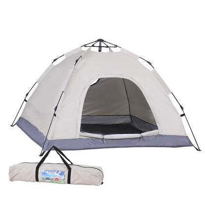 Weisshorn Camping Tent Instant Tent Pop up 2 Person Outdoor Hiking Tents Hiking Beige - Image 2