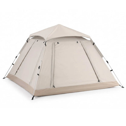 Weisshorn Camping Tent Family Shelter 210D Oxford Fabric Awning 210cm Khaki - Image 3