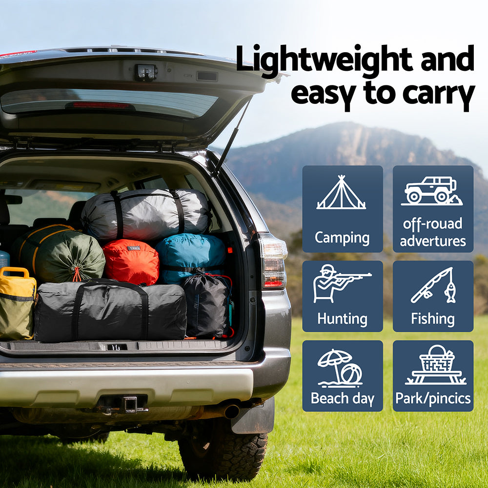 Weisshorn Camping Tent Car SUV Rear Hatchback Tents Canopy Portable Outdoor Family Black - Image 8