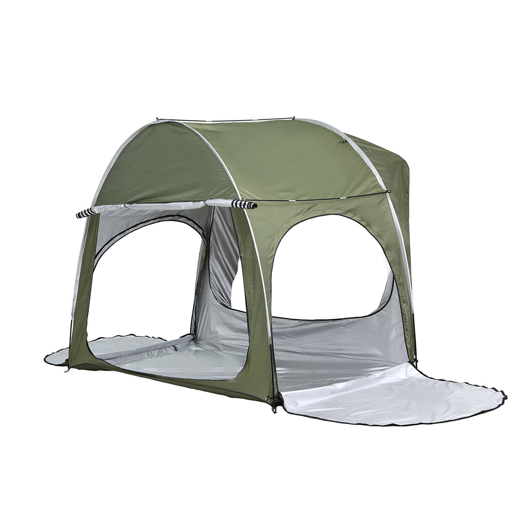 Weisshorn Camping Tent Car SUV Rear Hatchback Tents Canopy Portable Outdoor Family green - Image 2