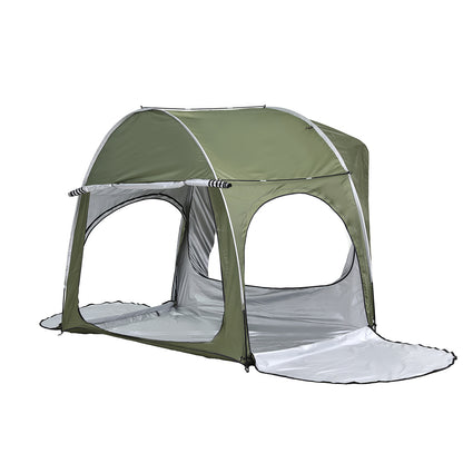 Weisshorn Camping Tent Car SUV Rear Hatchback Tents Canopy Portable Outdoor Family green - Image 2