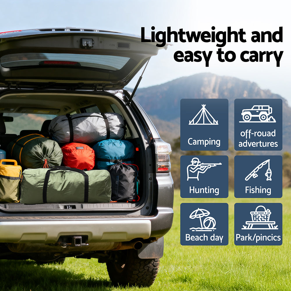 Weisshorn Camping Tent Car SUV Rear Hatchback Tents Canopy Portable Outdoor Family green - Image 8