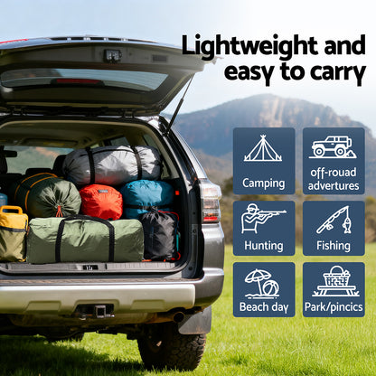 Weisshorn Camping Tent Car SUV Rear Hatchback Tents Canopy Portable Outdoor Family green - Image 8