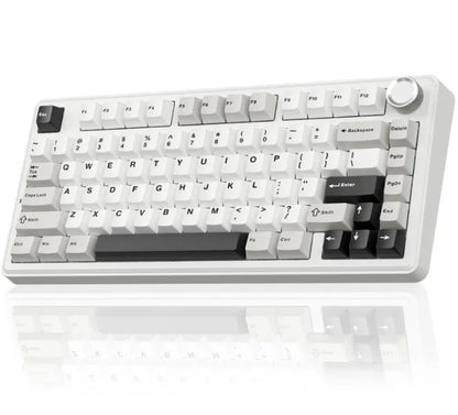 SOLAKAKA A75 75% Gasket Mechanical Keyboard Tri-Mode Hot-Swap Knob