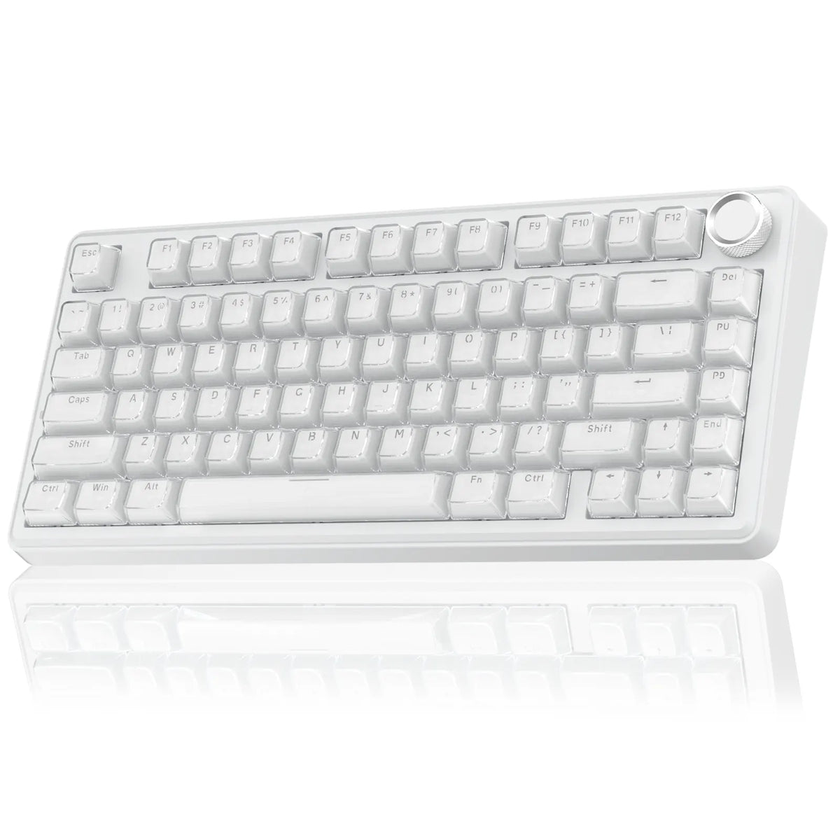 SOLAKAKA A75 75% Gasket Mechanical Keyboard Tri-Mode Hot-Swap Knob