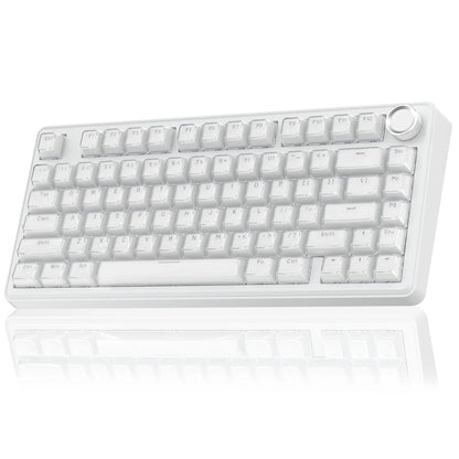 SOLAKAKA A75 75% Gasket Mechanical Keyboard Tri-Mode Hot-Swap Knob