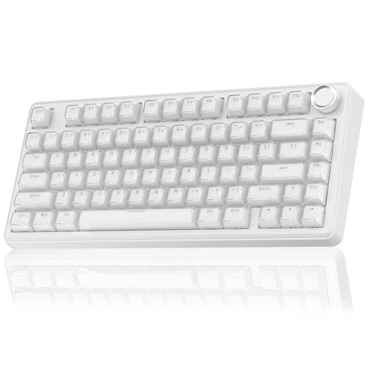 SOLAKAKA A75 75% Gasket Mechanical Keyboard Tri-Mode Hot-Swap Knob