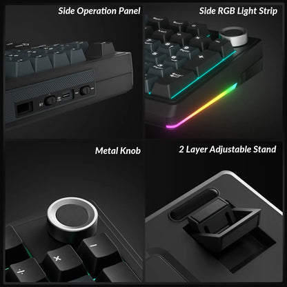 SOLAKAKA Ki99 Pro 99-Key Gasket Mechanical Keyboard Tri-Mode Hot-Swap Knob - Image 7