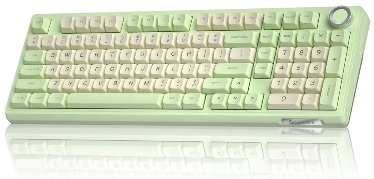 SOLAKAKA Ki99 Pro 99-Key Gasket Mechanical Keyboard Tri-Mode Hot-Swap Knob