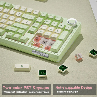 SOLAKAKA Ki99 Pro 99-Key Gasket Mechanical Keyboard Tri-Mode Hot-Swap Knob - Image 6