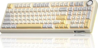 SOLAKAKA Ki99 Pro 99-Key Gasket Mechanical Keyboard Tri-Mode Hot-Swap Knob