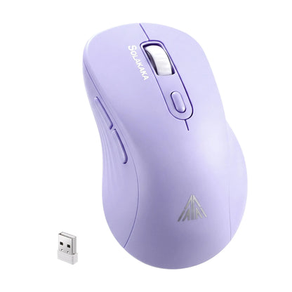 SOLAKAKA Silent Wireless Mouse Bluetooth 2.4GHz 4200 DPI 7 Buttons