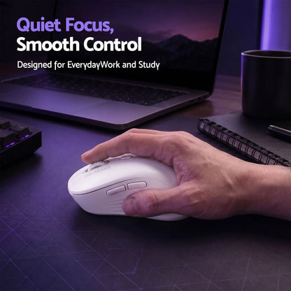SOLAKAKA Silent Wireless Mouse Bluetooth 2.4GHz 4200 DPI 7 Buttons - Image 9