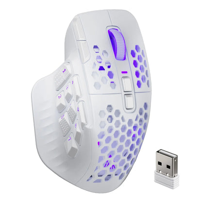 SOLAKAKA Wireless MMO Gaming Mouse 16 Buttons Bluetooth 24000 DPI RGB - Image 2
