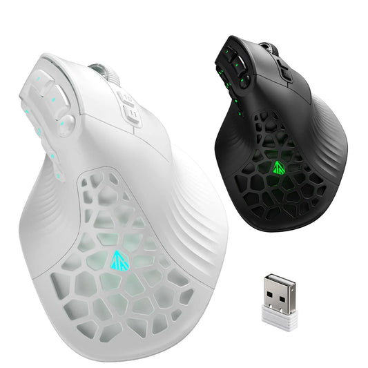 SOLAKAKA E9 Vertical MMO Gaming Mouse Tri-Mode 36000 DPI Ergonomic