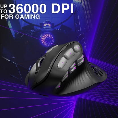 SOLAKAKA E9 Pro Vertical MMO Mouse Tri-Mode 36000 DPI 8000Hz PAW3395 - Image 6