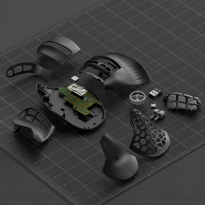 SOLAKAKA E9 Pro Vertical MMO Mouse Tri-Mode 36000 DPI 8000Hz PAW3395 - Image 8