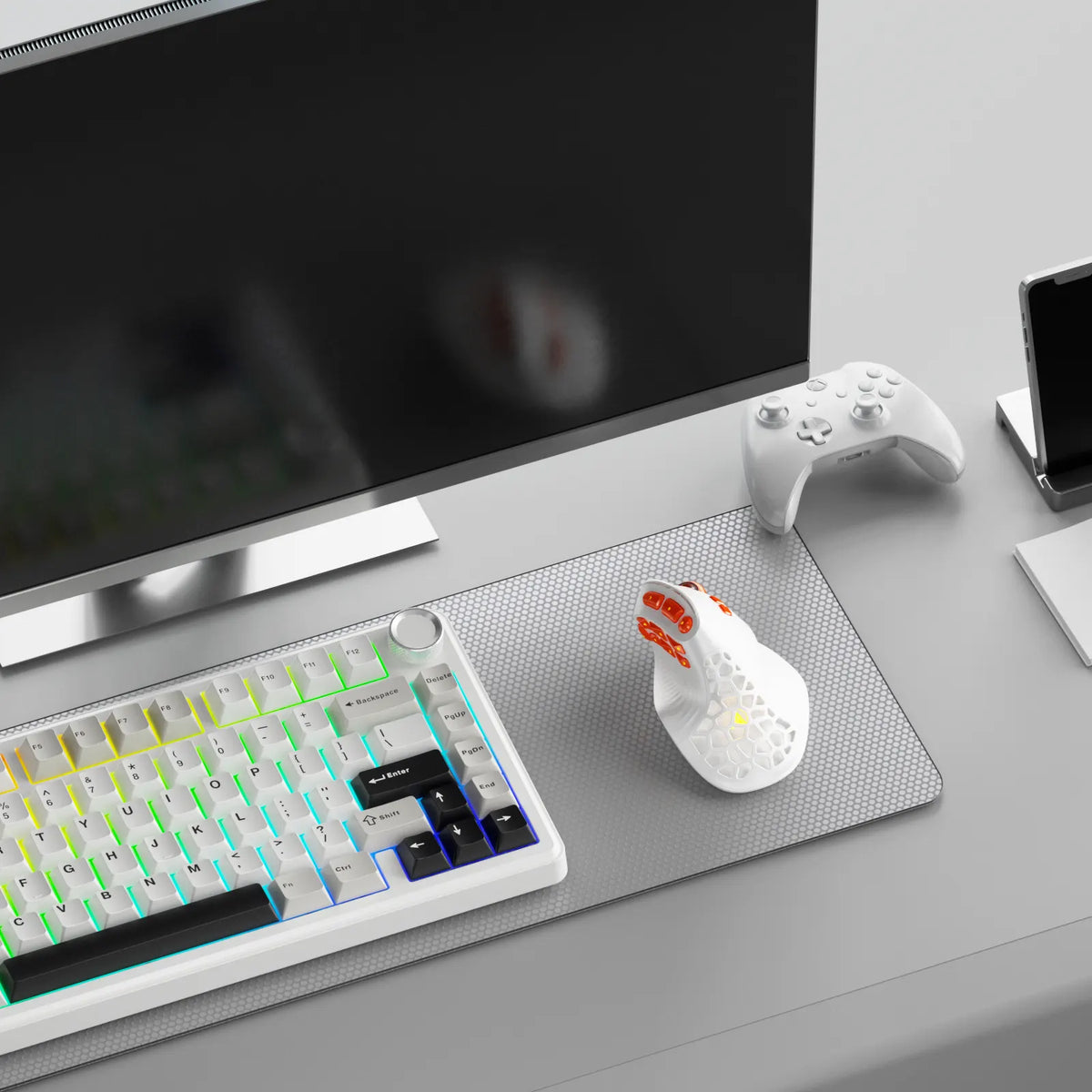 SOLAKAKA E9 Pro Vertical MMO Mouse Tri-Mode 36000 DPI 8000Hz PAW3395 - Image 2