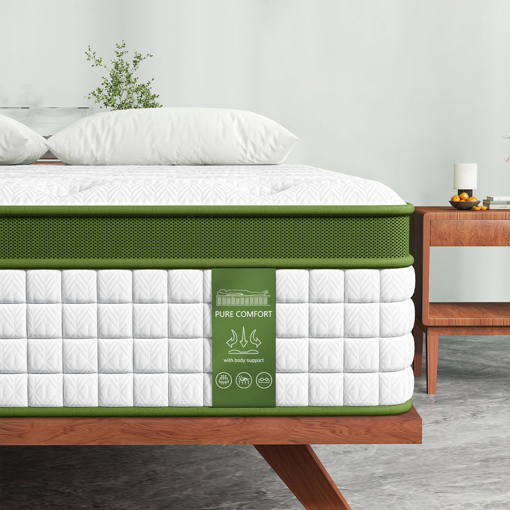 BedStory Double 30cm Hybrid Mattress Cooling Gel Memory Foam 5 Zone Pocket Spring Bed Temperature Regulating - Image 2