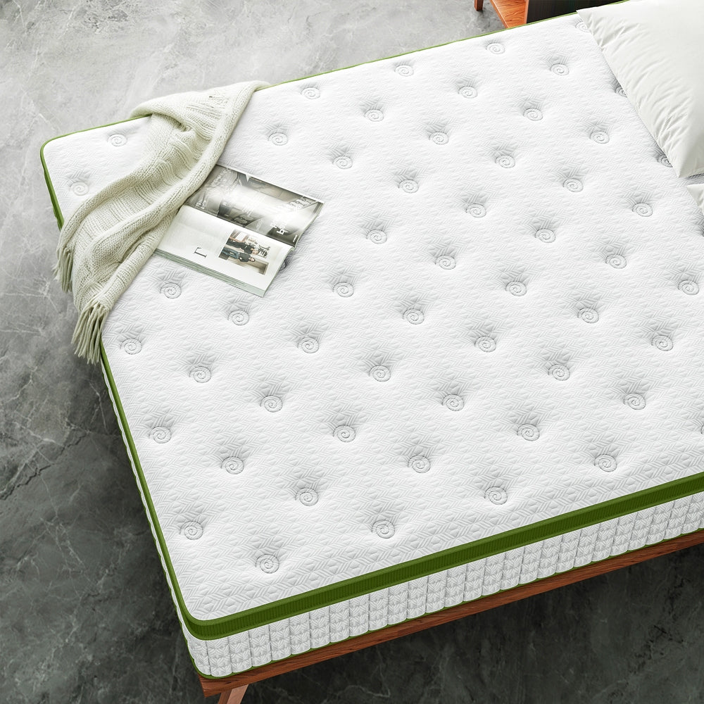 BedStory Queen 30cm Hybrid Mattress Cooling Gel Memory Foam 5 Zone Pocket Spring Bed Temperature Regulating - Image 2