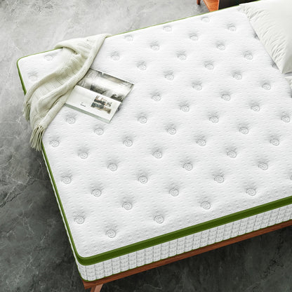 BedStory Queen 30cm Hybrid Mattress Cooling Gel Memory Foam 5 Zone Pocket Spring Bed Temperature Regulating - Image 2