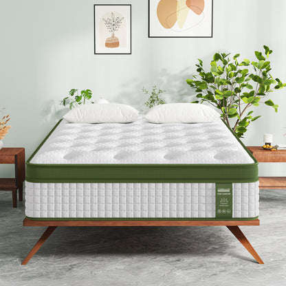 BedStory 34cm King Single Latex Hybrid Mattress Medium Firm - 5 Zone Pocket Spring Bed for Pressure Relief Motion Isolation - Image 3