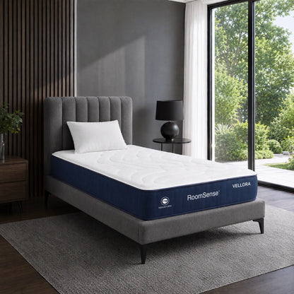 RoomSense King Single Mattress , 30cm Medium Firm Hybrid Mattress with Latex Lumbar Support for Back Pain Relief , Pocket Spring Mattress King Single Size in a Box