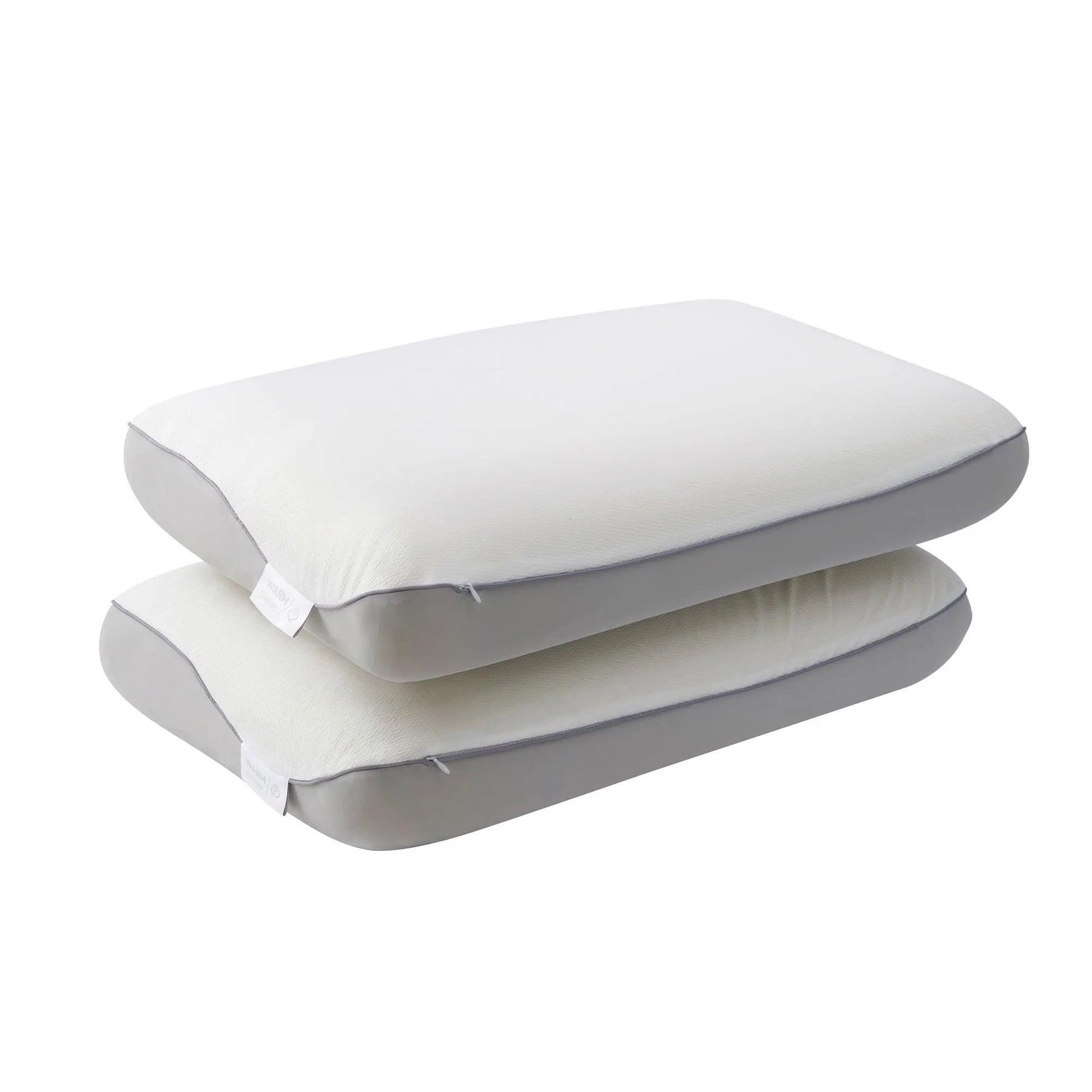 ROOMSENSE Reversible Dual-Sided Memory Foam Pillow, Ice-Cooling & Warm Fabric Sides, 55D Ultra-High Density Ergonomic Contour Pillow for Neck Pain Relief, Back & Side Sleepers - Image 3