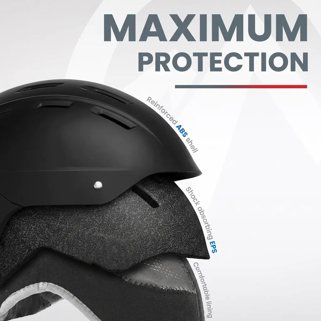 OutdoorMaster Kelvin II Ski Helmet - Snow Sport Helmet Snowboard Helmet for Men Women & Youth Grey M - Image 5