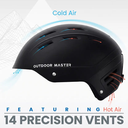 OutdoorMaster Kelvin II Ski Helmet - Snow Sport Helmet Snowboard Helmet for Men Women & Youth Grey M - Image 6
