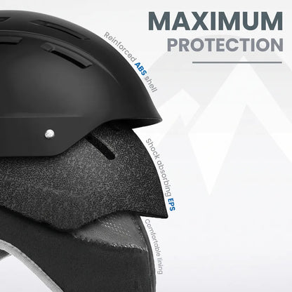 OutdoorMaster Kelvin II Ski Helmet - Snow Sport Helmet Snowboard Helmet for Men Women & Youth White L - Image 5