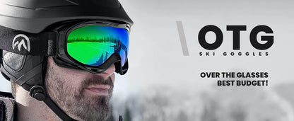 OutdoorMaster OTG Ski Goggles - Over Glasses Ski/Snowboard Goggles for Men, Women & Youth - 100% UV Protection-OM-5 - Image 7