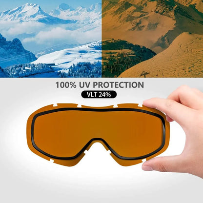 OutdoorMaster OTG Ski Goggles - Over Glasses Ski/Snowboard Goggles for Men, Women & Youth - 100% UV Protection-OM-5 - Image 6