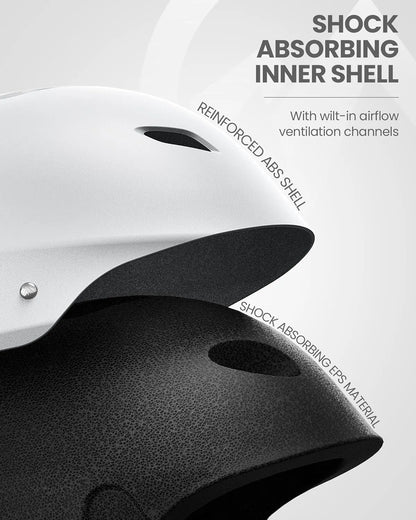 OutdoorMaster Skateboard Bike Helmet for Adults &Youth - Multi-Sport Certified Impact Resistant with 2 Removable Liners & Ventilation for Scooter, Skating-Large - Image 3