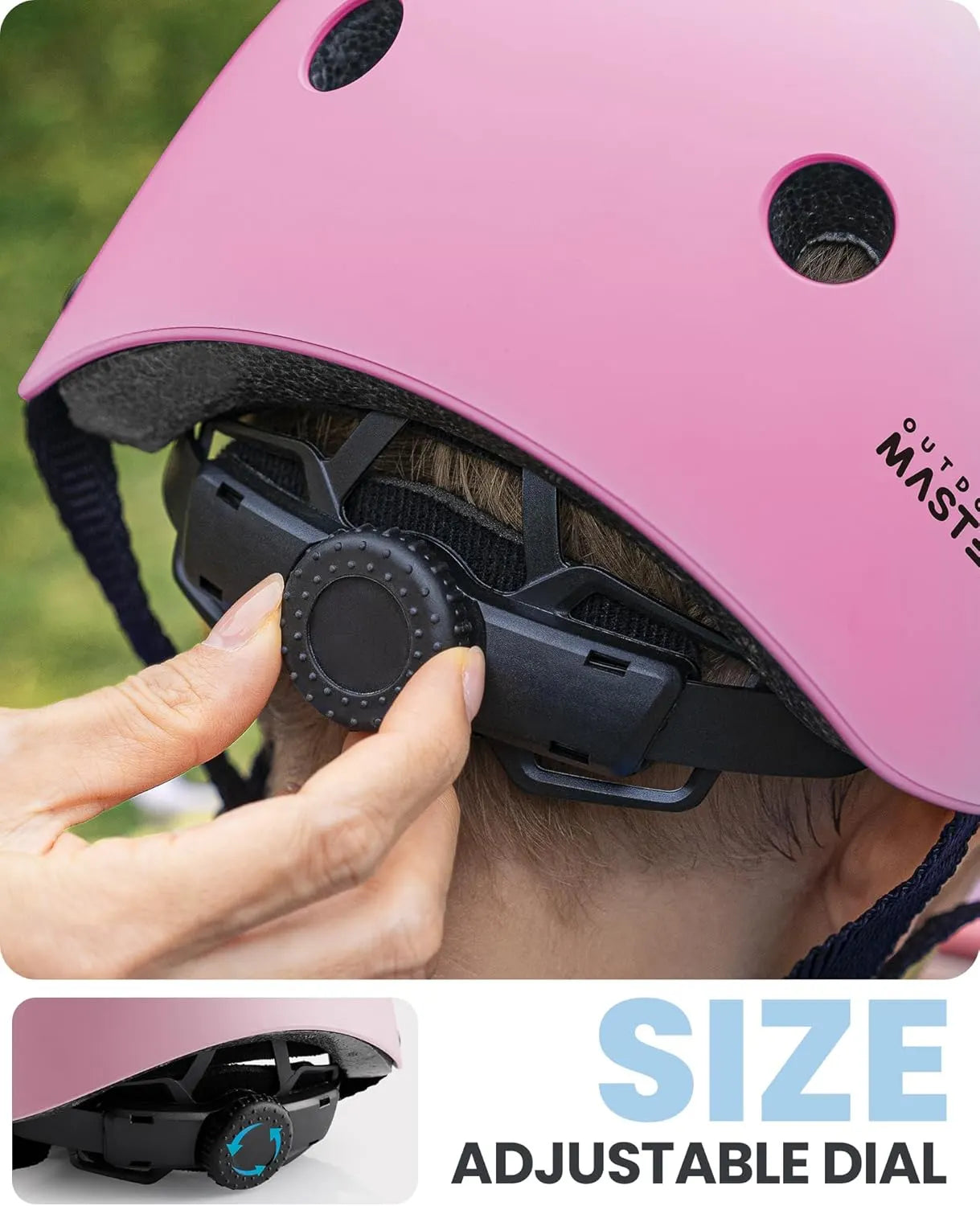 OutdoorMaster Youth & Kids Bike Helmet - Adjustable Multi-Sports Skateboard Helmet with Removable Liners for Balance Bike, Kids Scooter, One Wheel Hoverboard,Graffiti-style helmet-Dinoverse Madness-Medium - Image 3