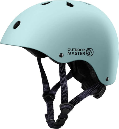 OutdoorMaster Kelvin Ski Helmet - with ASTM Certified Safety, 9 Options - for Men, Women & Youth-Black,Medium