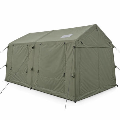 Weisshorn Inflatable Cabin Camping Tent Olive Green Mesh Entry 520x360cm