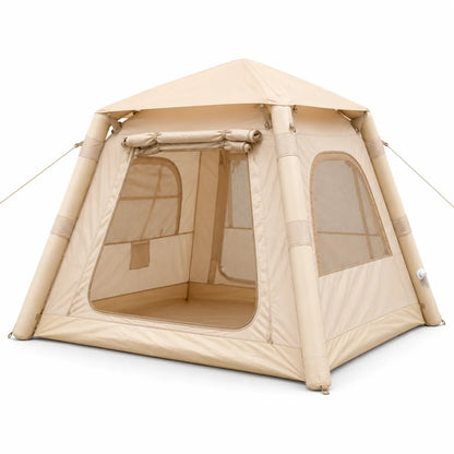 Weisshorn Inflatable Camping Tent Dual End Doors Arched Windows 300x400cm